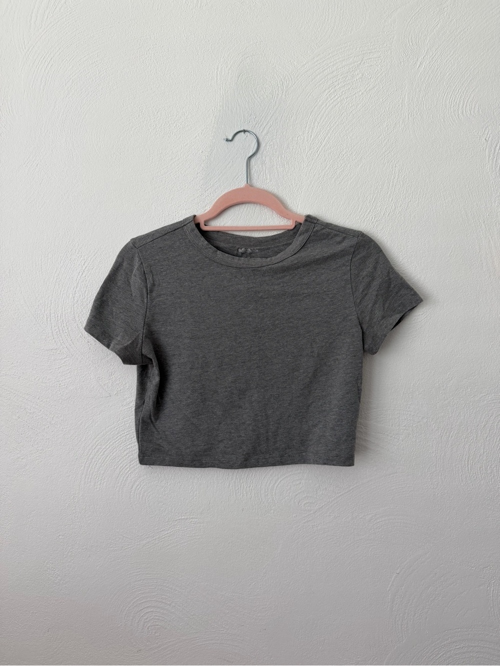wild fable Charcoal Gray Cropped Tee